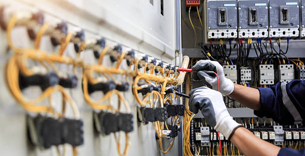 Professional Electrician technician working in Bassett, VA